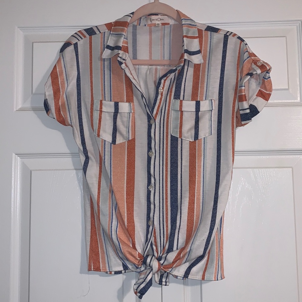 Cuff-sleeve button up